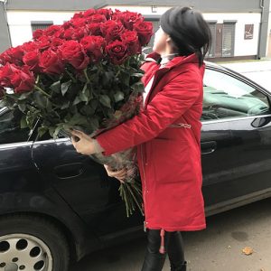 заказать 101 высокую розу