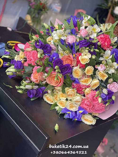 микс букет фото