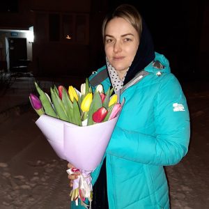 15 тюльпанів мікс