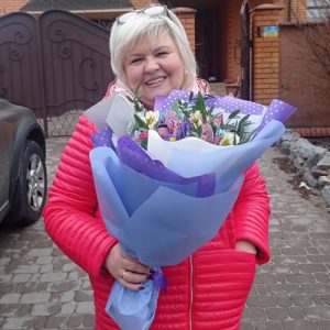 вручение букета - Краски осени