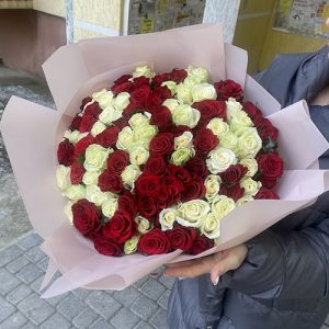 букет 101 роза фото