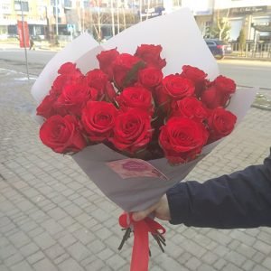 21 красная роза фото