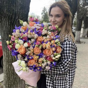 красивый микс букет