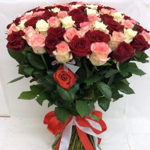 букет из 101 розы