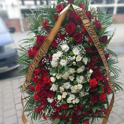 Товар «Вінок на похорон №3» у Вінок на похорон №3 | від «Букетик 24» Фото товару Вінок на похорон №3 у Вінок на похорон №3