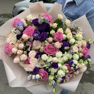 большой микс букет фото