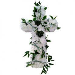 Фото товару Ікебана-хрест "Смарагд" у Ікебана-хрест "Смарагд"