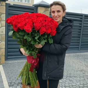 101 роза Фридом фото