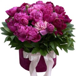 Фото товара Коробка пионов «Сердце красавицы» в Коробка пионов «Сердце красавицы»