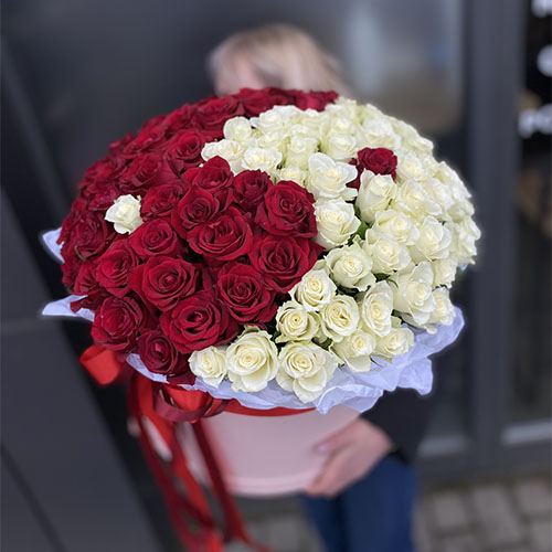 фото товару Букет «Інь-ян» у коробці