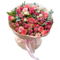 Фото товара Букет «Магия розовых оттенков» в Букет «Магия розовых оттенков»